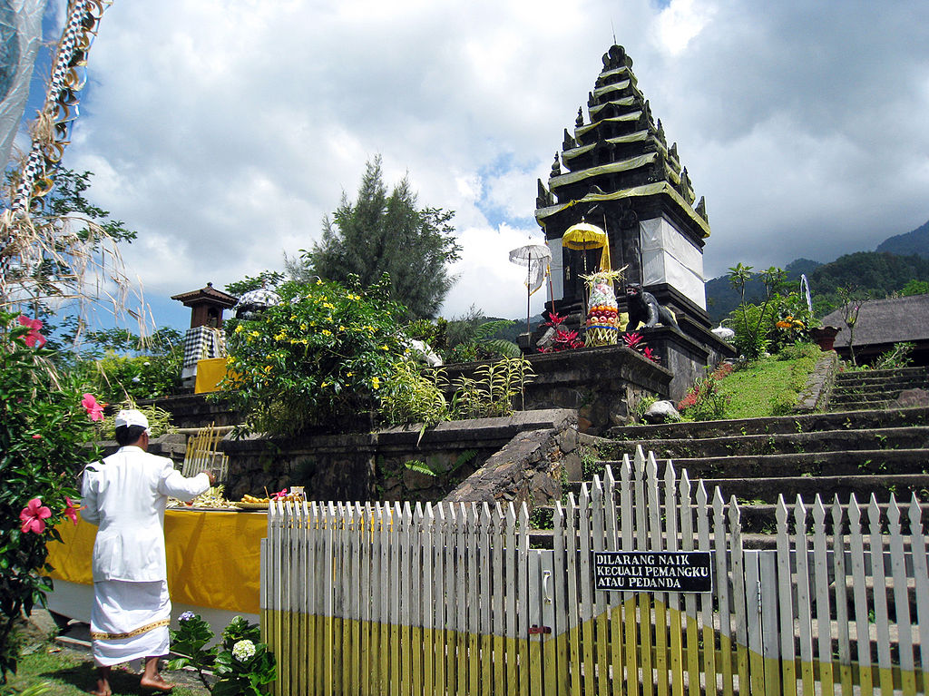 A Hindu shrine dedicated to King Siliwangi in the Hindu temple Pura Parahyangan Agung Jagatkarta, Bogor, West Java