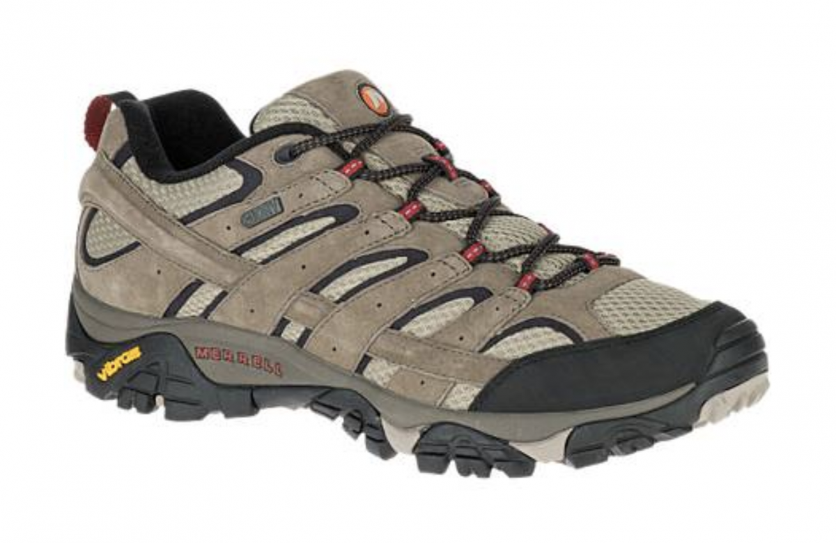 Merrell's Moab 2 Waterproof Shoes in Bark Brown