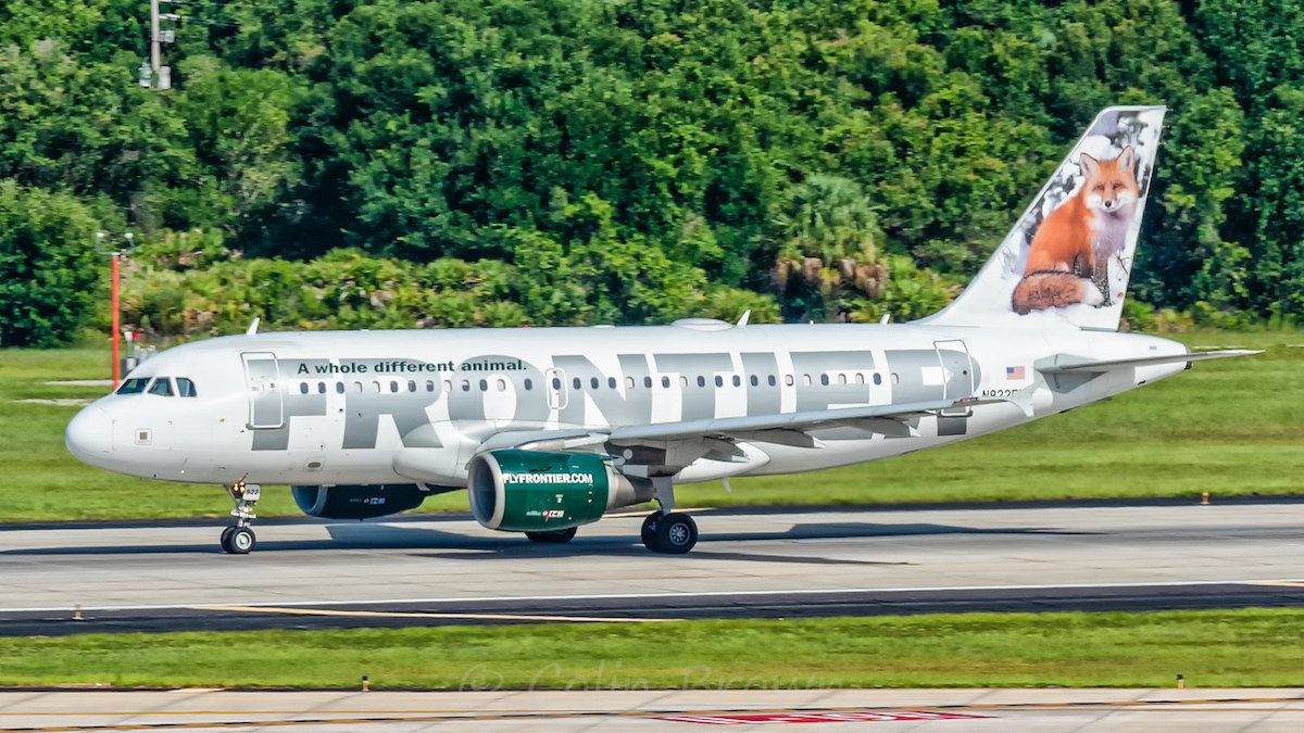 Frontier Airlines Airbus at Tampa International