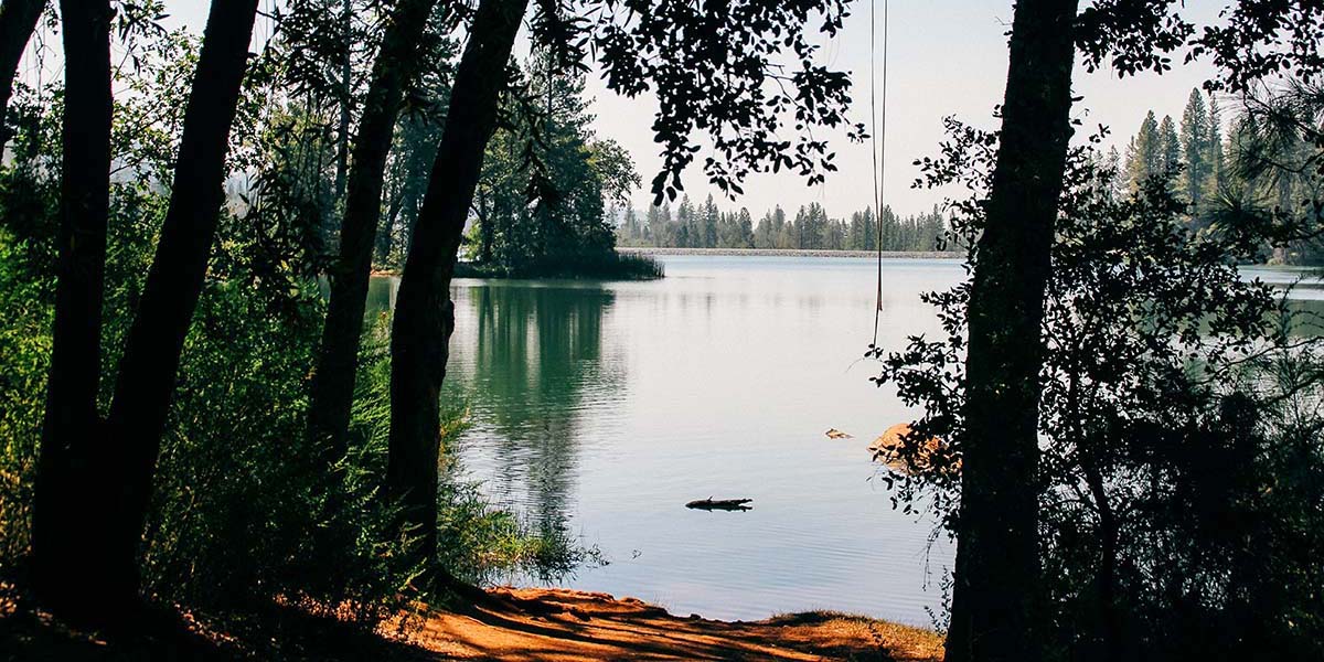 A shot of the serene lake for all the water activities at Lake Francis Resort 