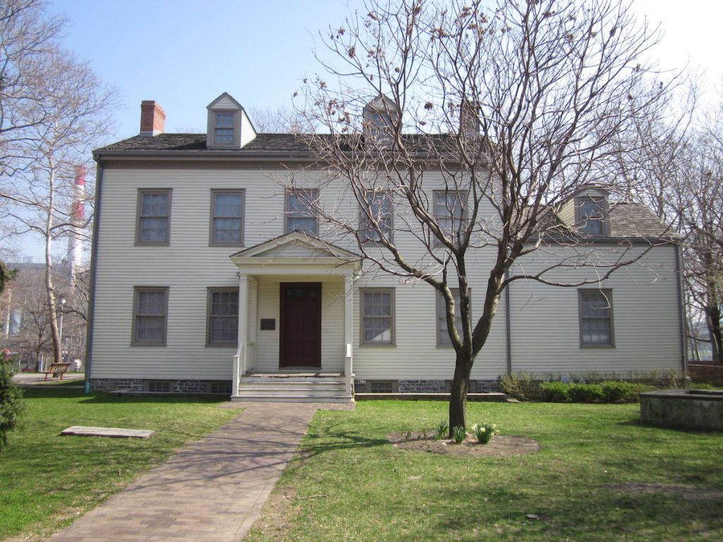 Facade of the famous Blackwell House in Roosevelt Island