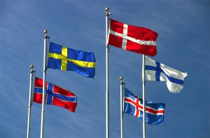 nordic country flags