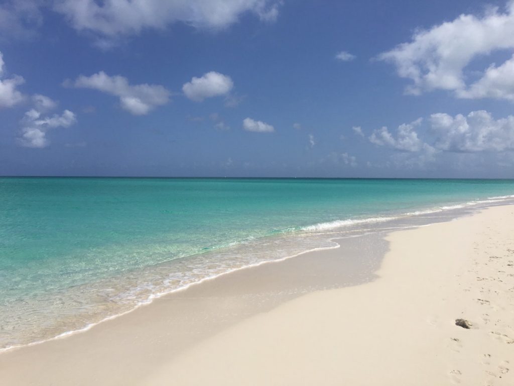 Powdery sands and turquoise waters of Grace Bay, Turks and Caicos Powdery sands and turquoise waters of Grace Bay, Turks and Caicos