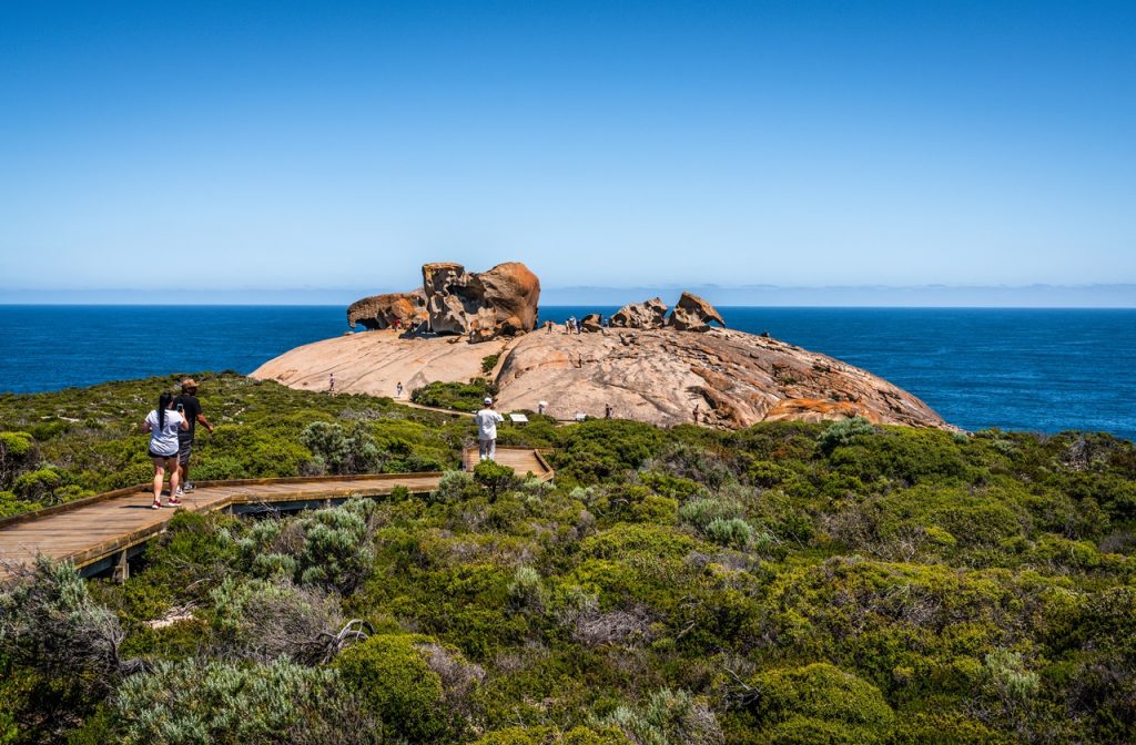 Panoramic view of the rocks on Kangaroo island, South Australia