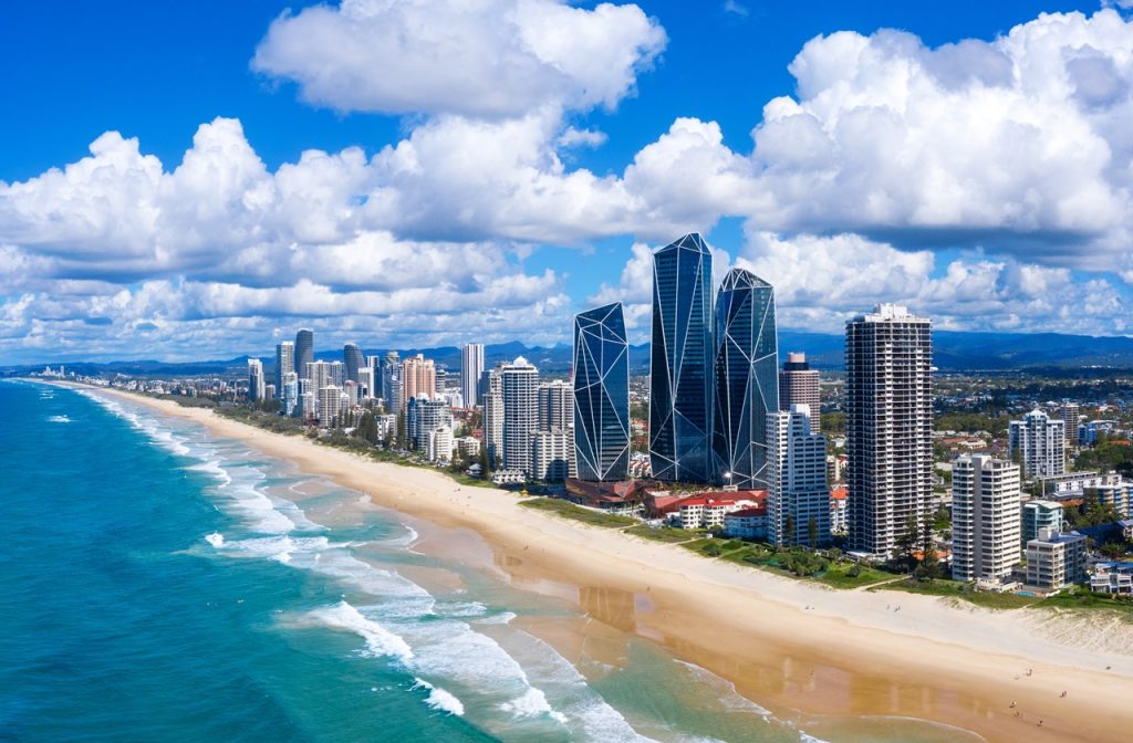 View of Broadbeach Queensland