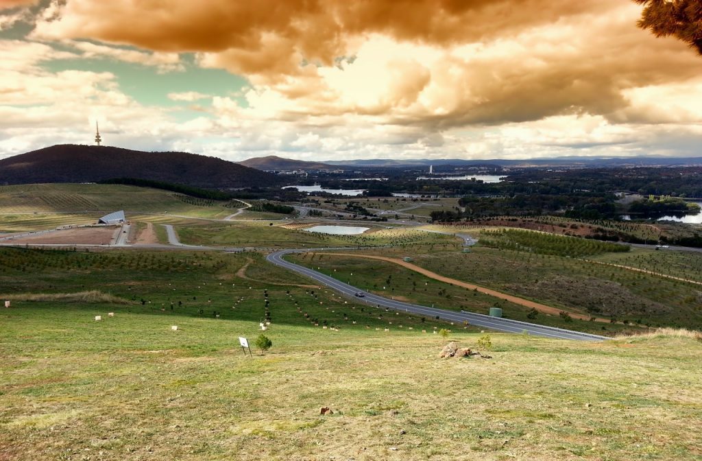 Landscape of Canberra, Australian Capital Territory