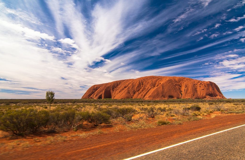 Uluru Rock in Northern Territory
