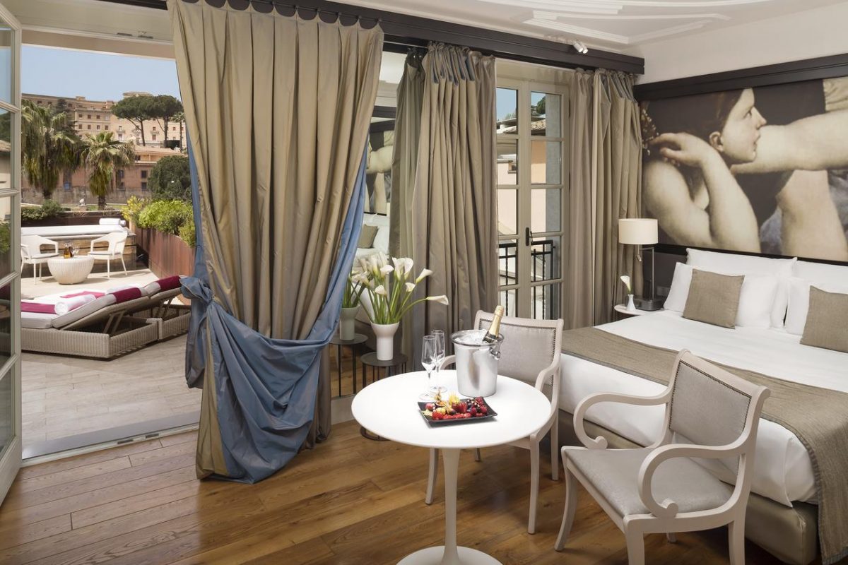 a luxurious hotel with a spacious balcony a luxurious hotel with a spacious balcony