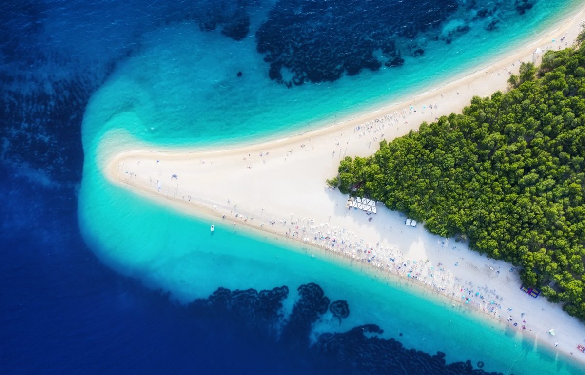 the famous bizarre beach in croatia