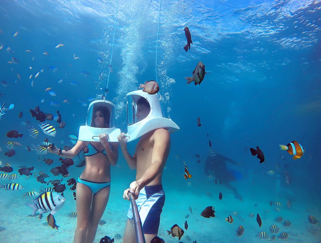 Helmet Diving in Perhentian Islands