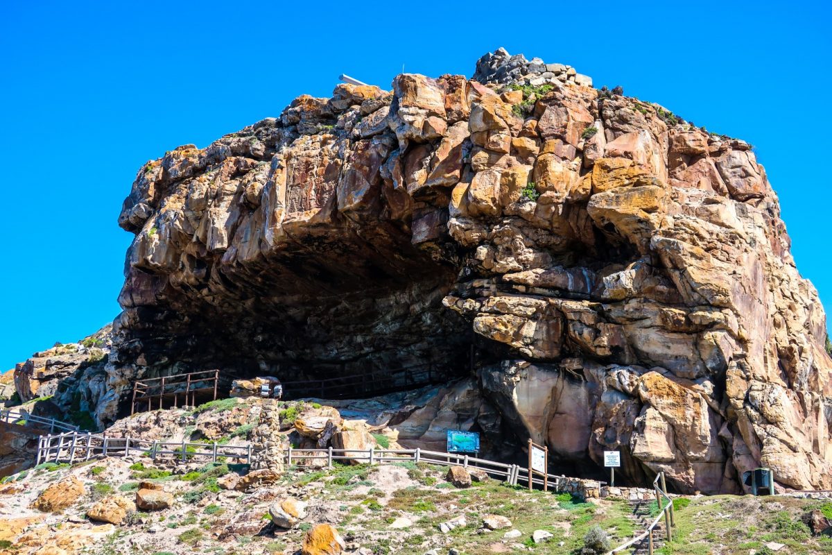 an enormous historical cave in mossel bay