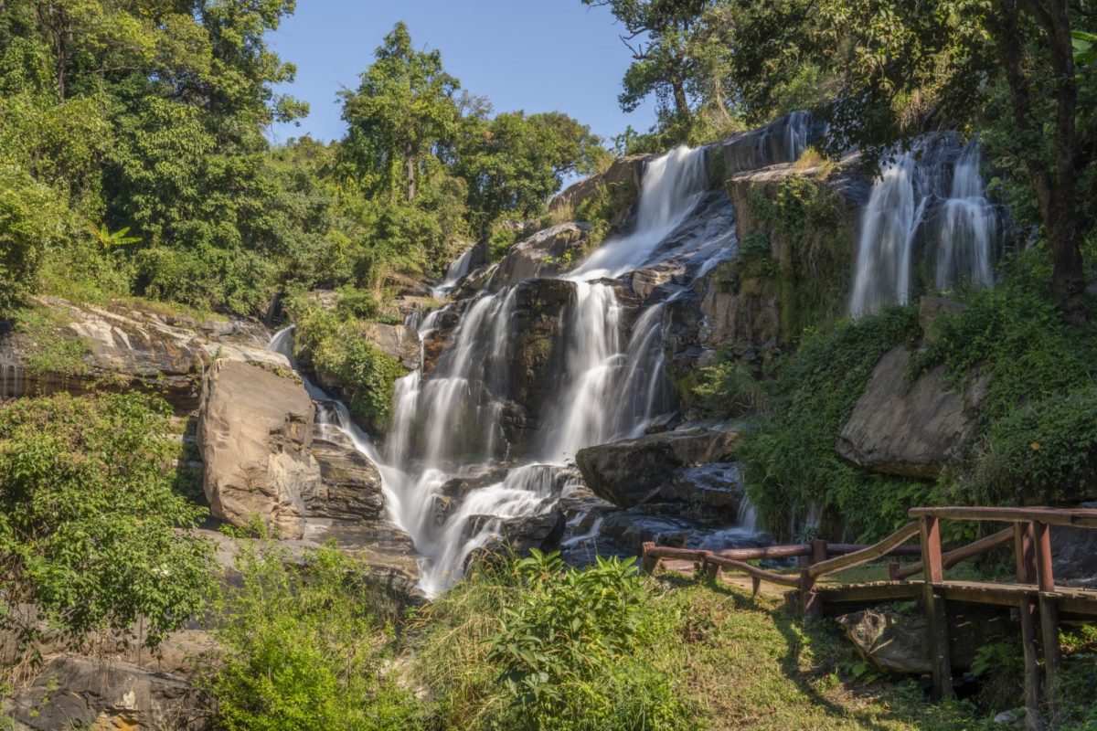 doi inthanon's strong mae klang waterfall doi inthanon's strong mae klang waterfall