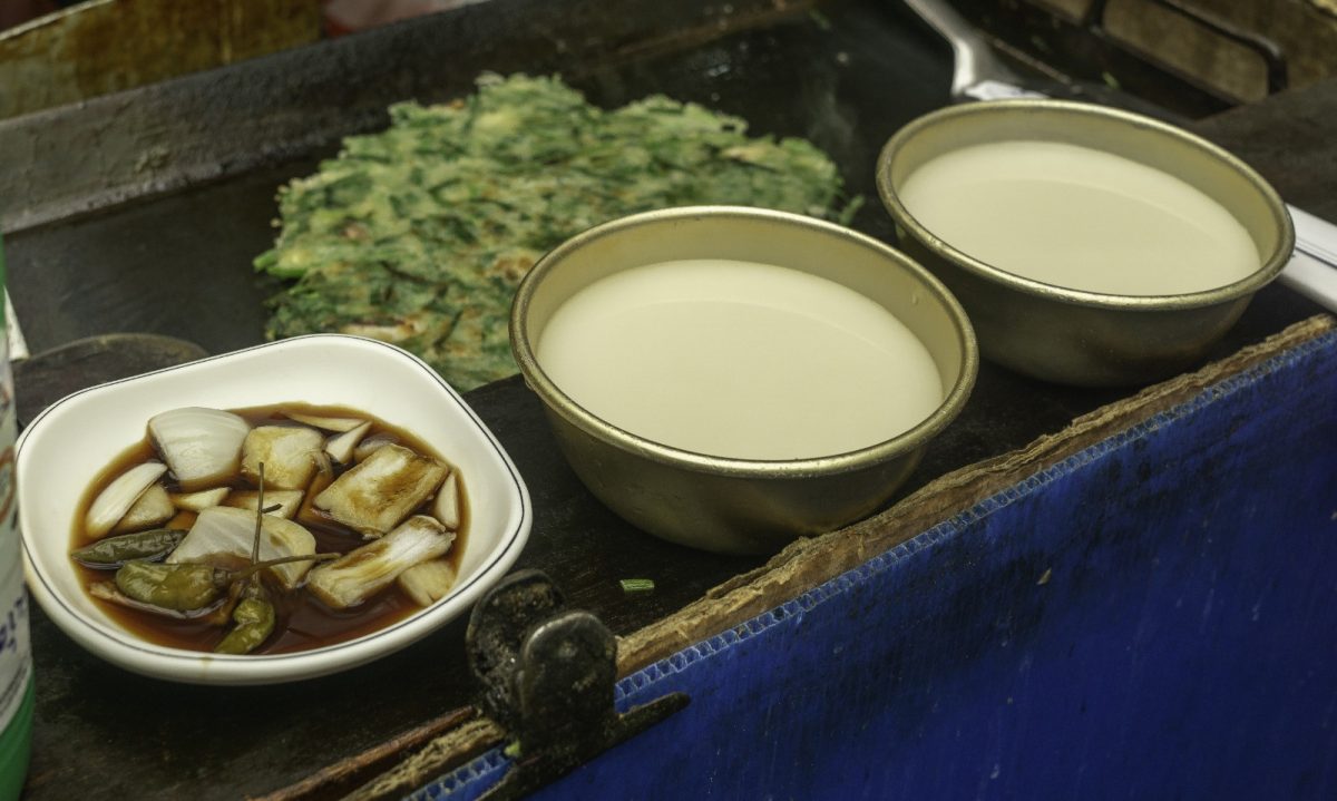 Bowls of Makgeolli Bowls of Makgeolli