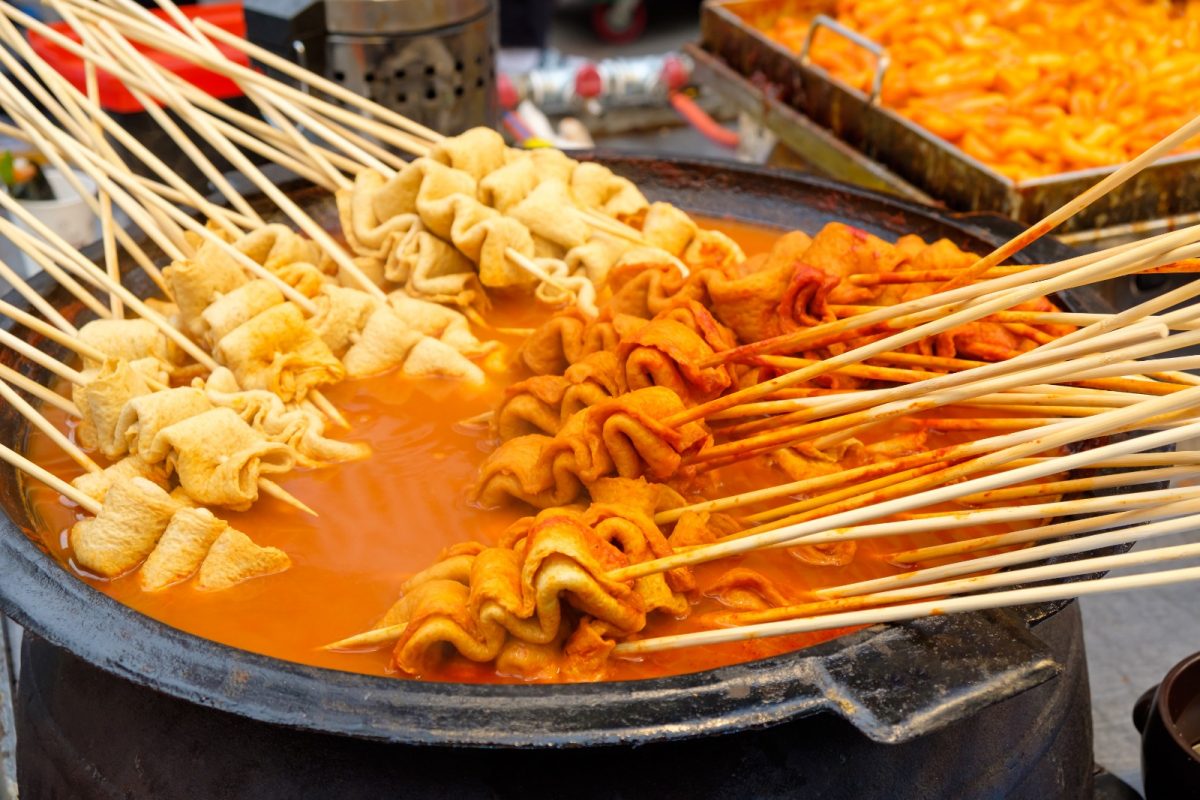 sticks of eomuk in a pot sticks of eomuk in a pot