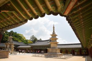 a popular tourist spot in gyeongju