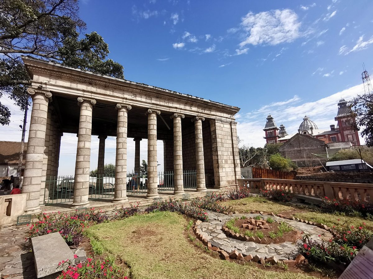 an ancient edifice in madagascar