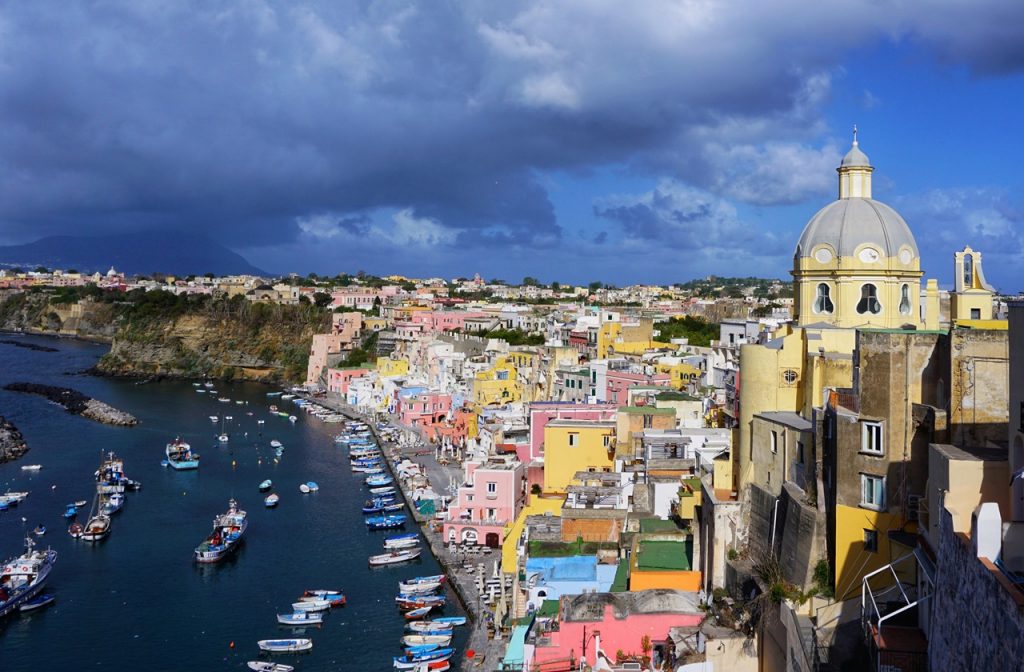 Italian countryside Procida, Metropolitan City of Naples