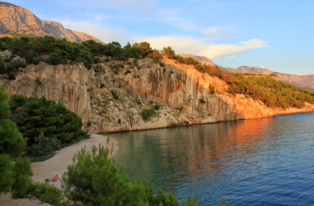 Nugal Beach, Makarska Riviera, Croatia Nugal Beach, Makarska Riviera, Croatia