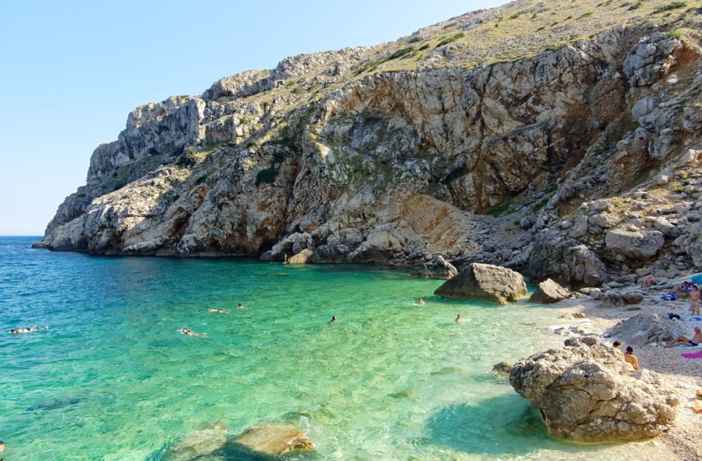 Mali Bok Beach, Cres, Croatia Mali Bok Beach, Cres, Croatia