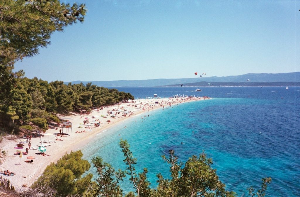 Zlatni Rat Beach, Brač, Croatia Zlatni Rat Beach, Brač, Croatia