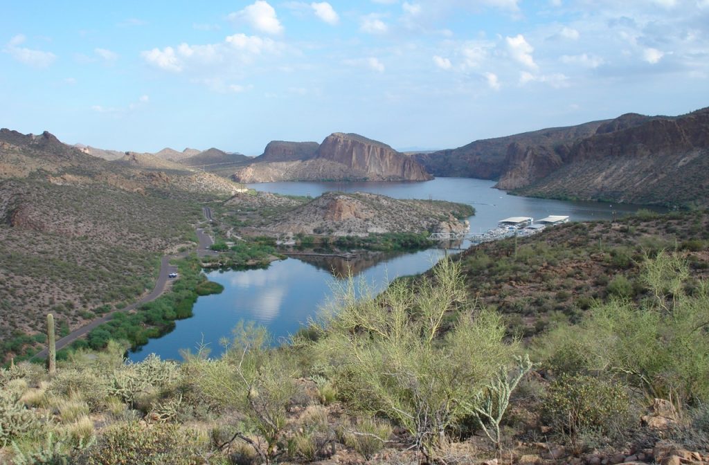 View of Canyon Lake from the Boulder Canyon Trail