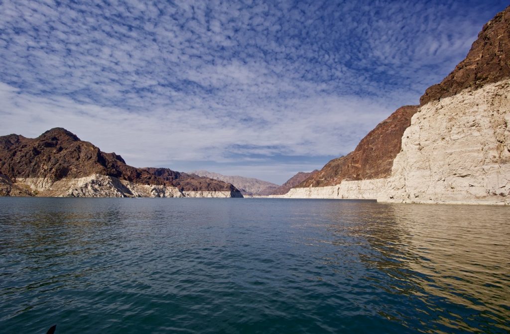 View of Lake Mead, one of the popular lakes in Arizona