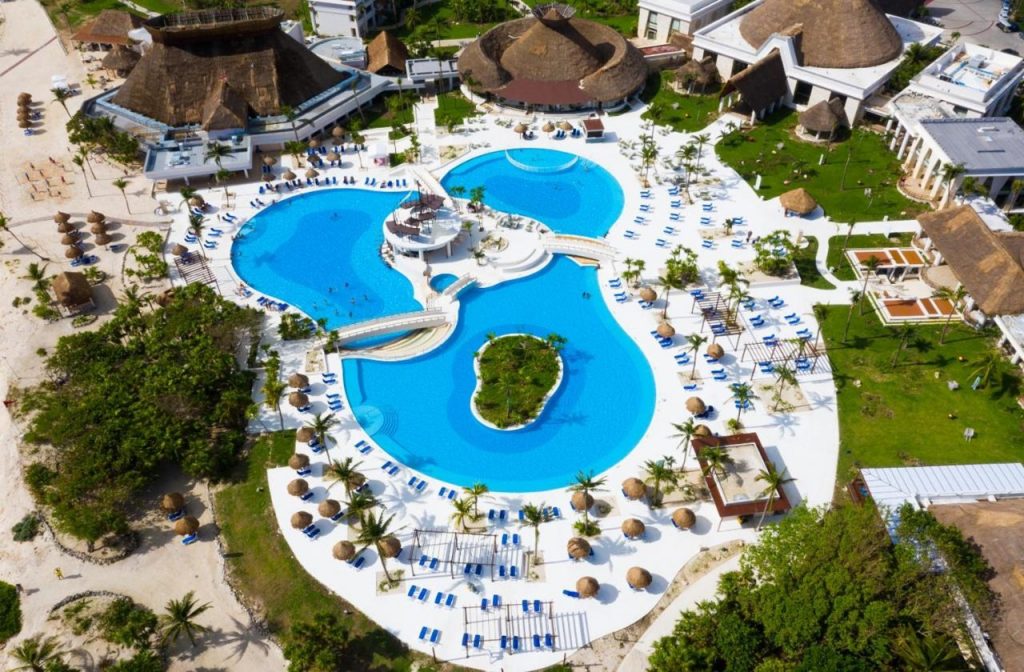 View of the pool area at Bahia Principe Grand Tulum View of the pool area at Bahia Principe Grand Tulum