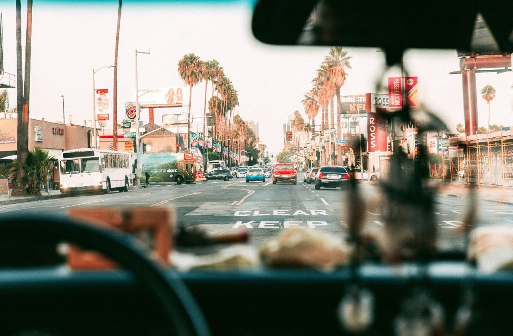 Driving in Los Angeles