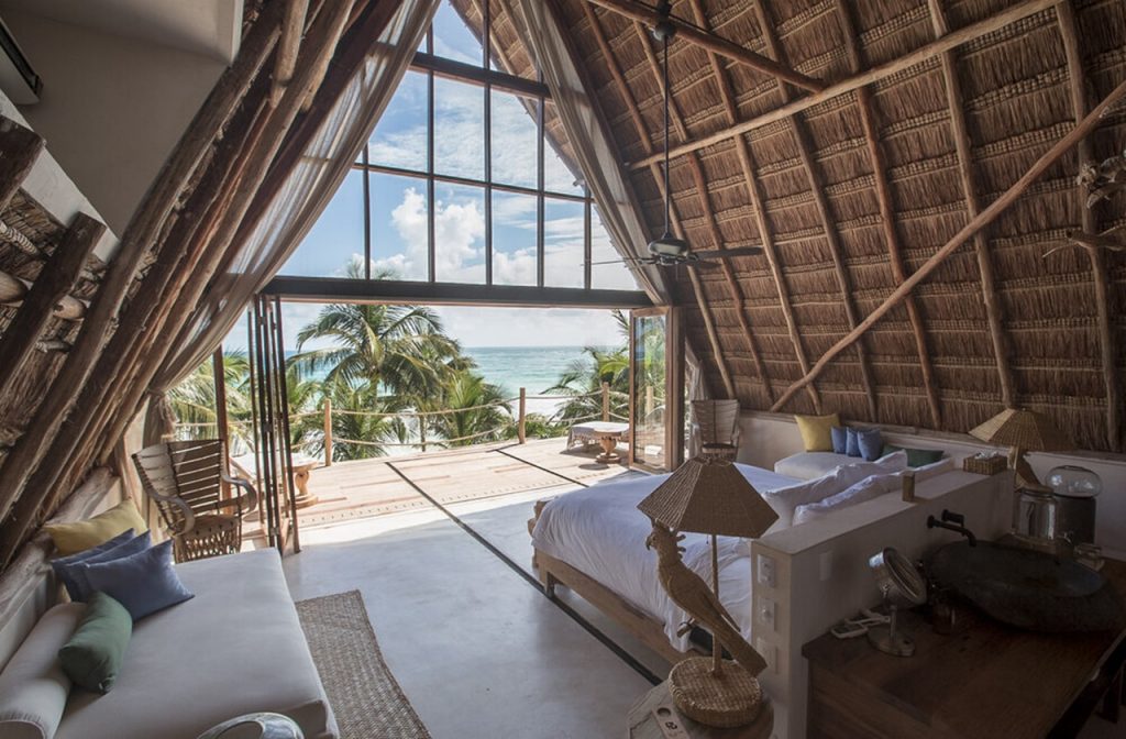 Beachfront suite in La Valise Tulum Beachfront suite in La Valise Tulum