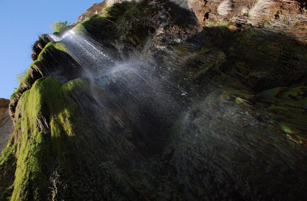 Escondido Falls from below