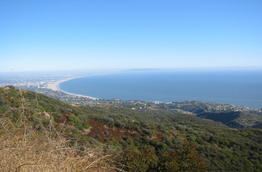 Ocean view from the Paseo Miramar