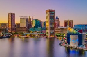 View of Baltimore and the Inner Harbor
