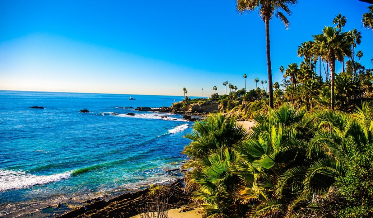 Coastline in Laguna Beach