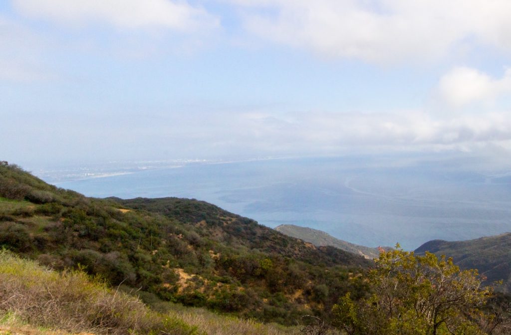Panoramic view of Tuna Canyon Park