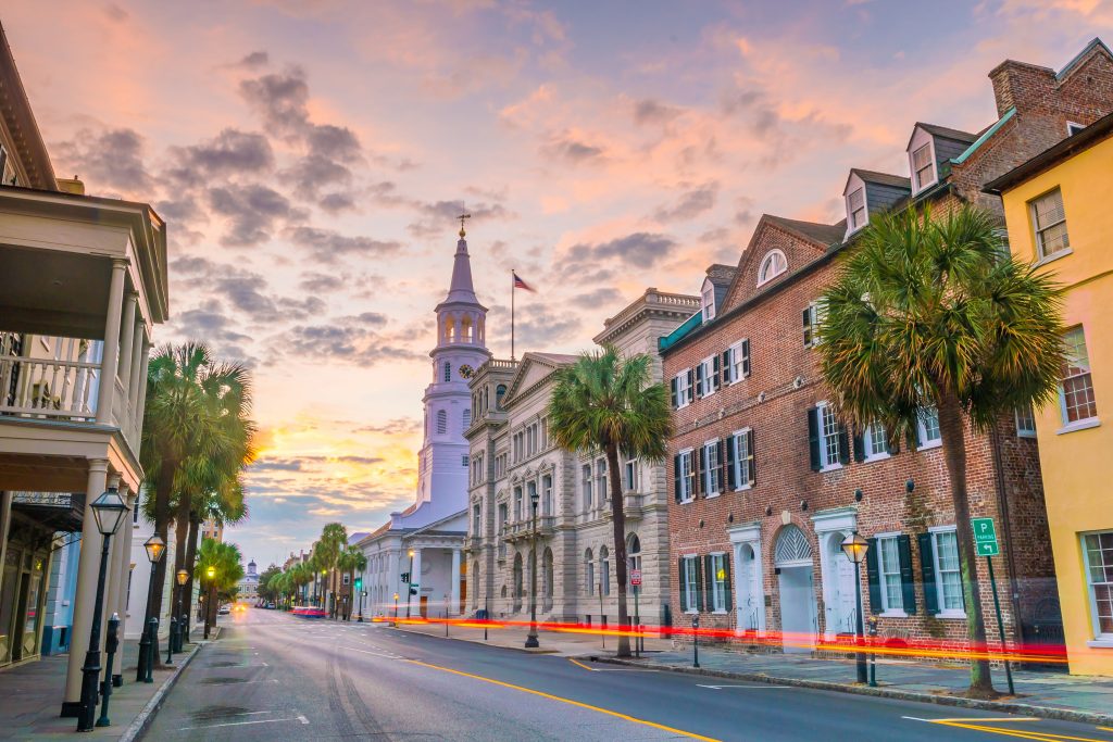 Street view of Charleston, South Carolina