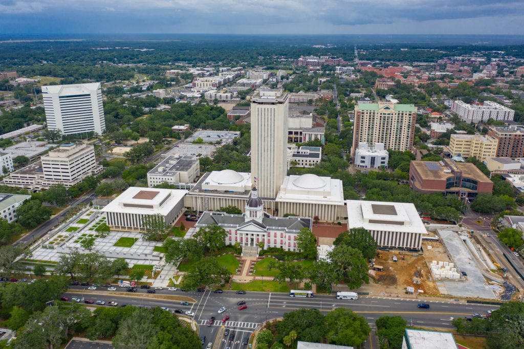 Aerial shot of the Florida State Capitol Complex. Aerial shot of the Florida State Capitol Complex.