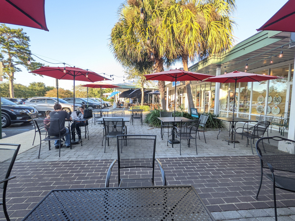 Outdoor sitting at Lofty Pursuits in Tallahassee. Outdoor sitting at Lofty Pursuits in Tallahassee.