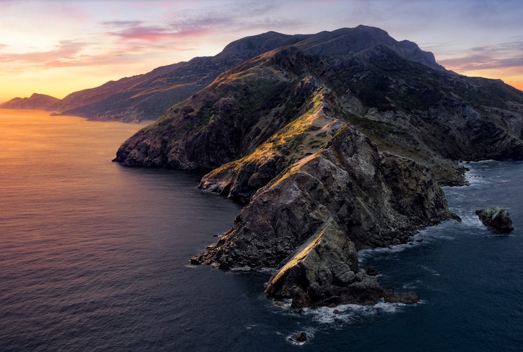 Sunrise over the rocky island of Santa Catalina, one of the exotic places in California