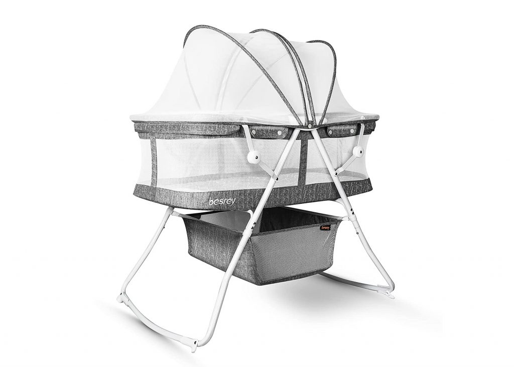 A 3-in-1 portable bassinet for travel from the brand Besrey.