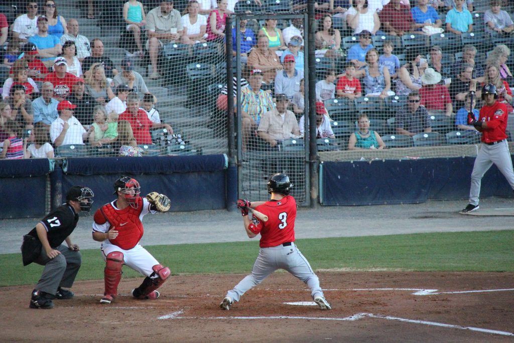 Jamie Johnson at bat playing for Erie SeaWolves. Jamie Johnson at bat playing for Erie SeaWolves.