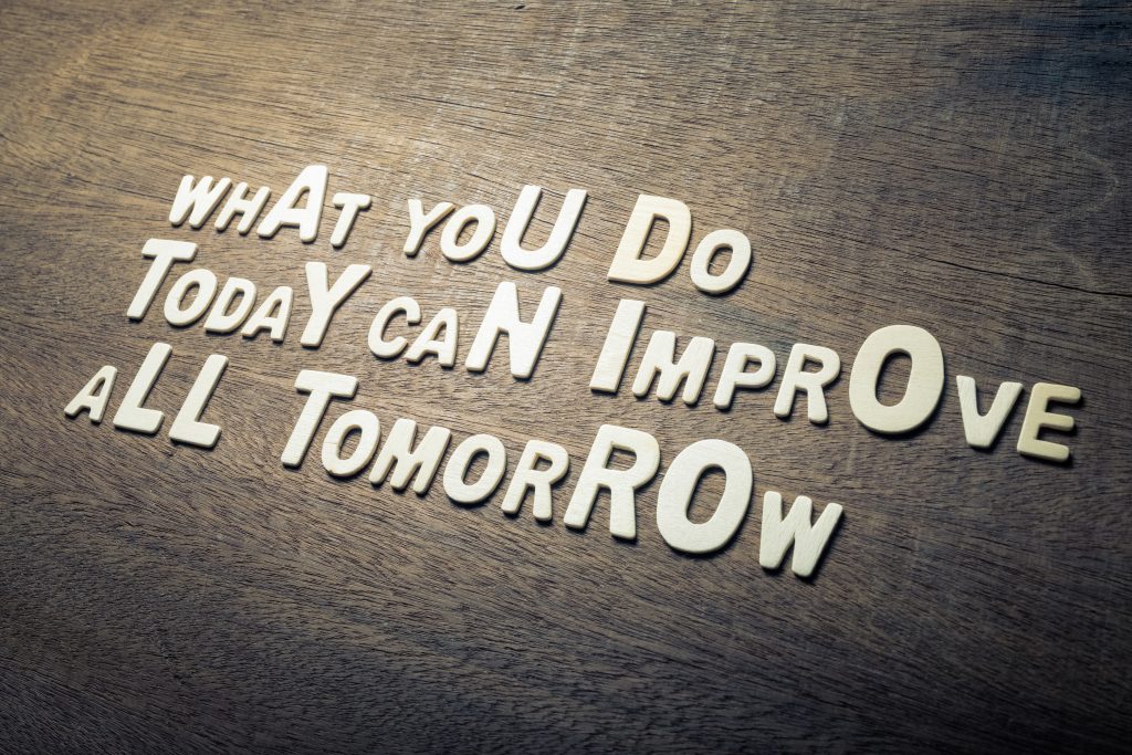 Motivation quote to release of the past.