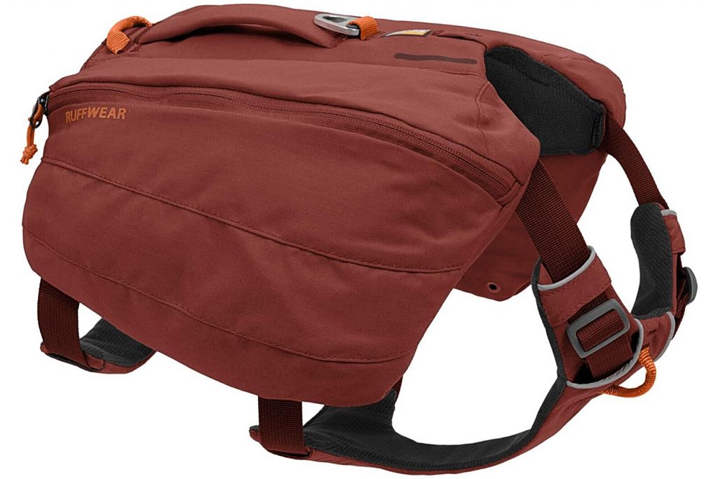 Ruffwear Front Range Day Pack in red.