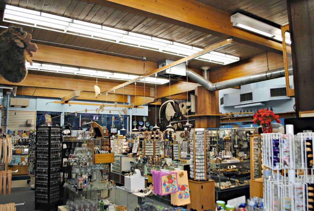 Inside Arctic Travelers Gift Shop.