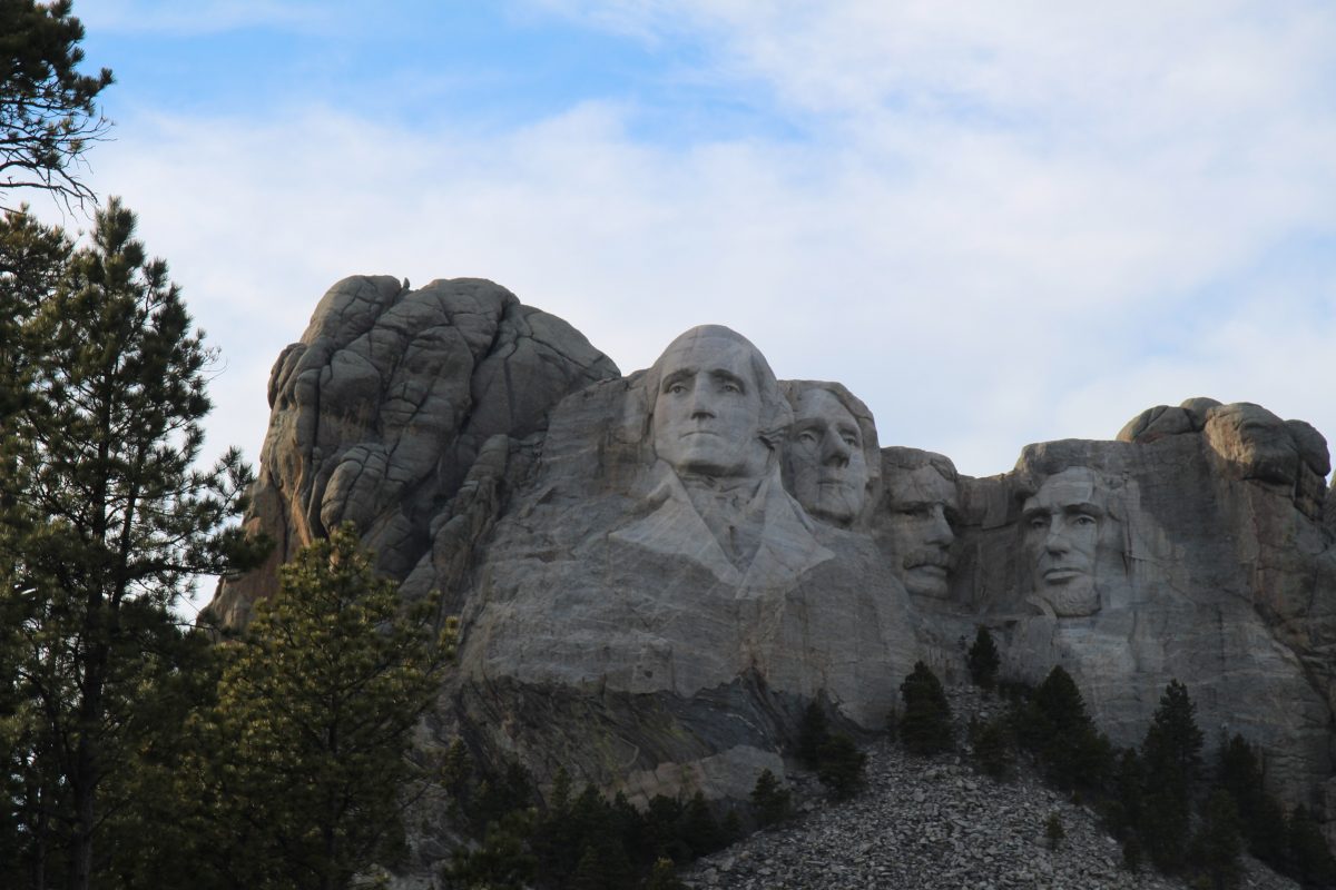 Mount Rushmore National Monument at Black Hills, South Dakota, one of the best fall vacations in the US.