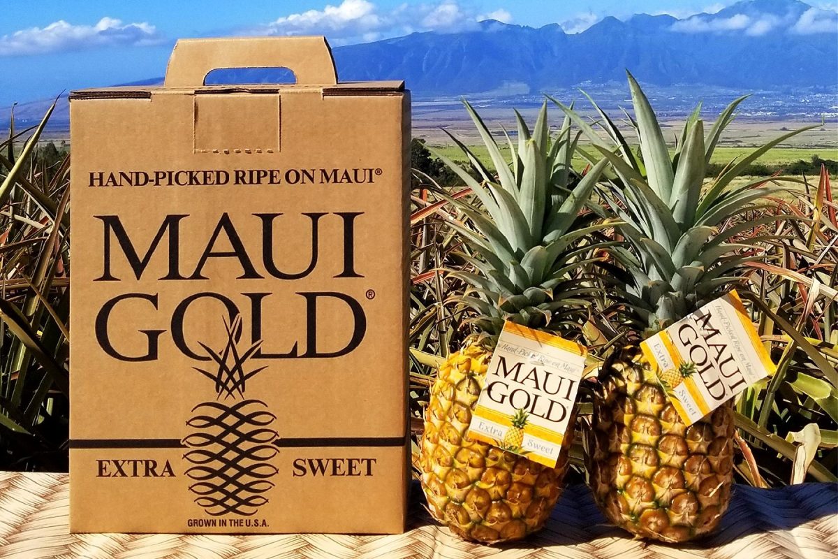 pineapples from maui gold in hawaii, one of the best hawaii souvenirs. 
