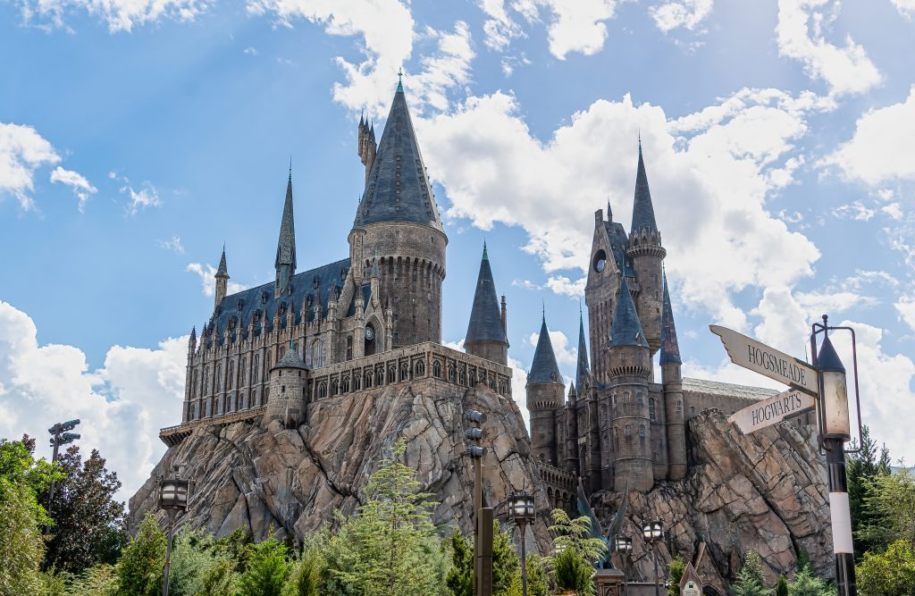 View of Hogwarts Castle at Harry Potter Islands of Adventure