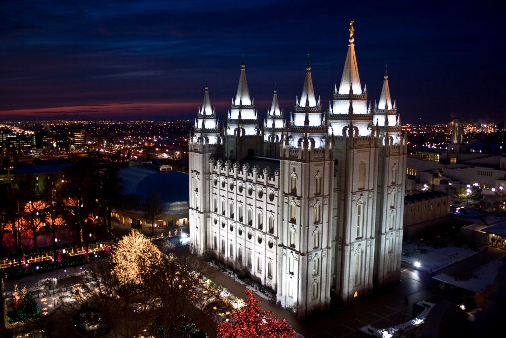 Temple Square in Salt Lake City