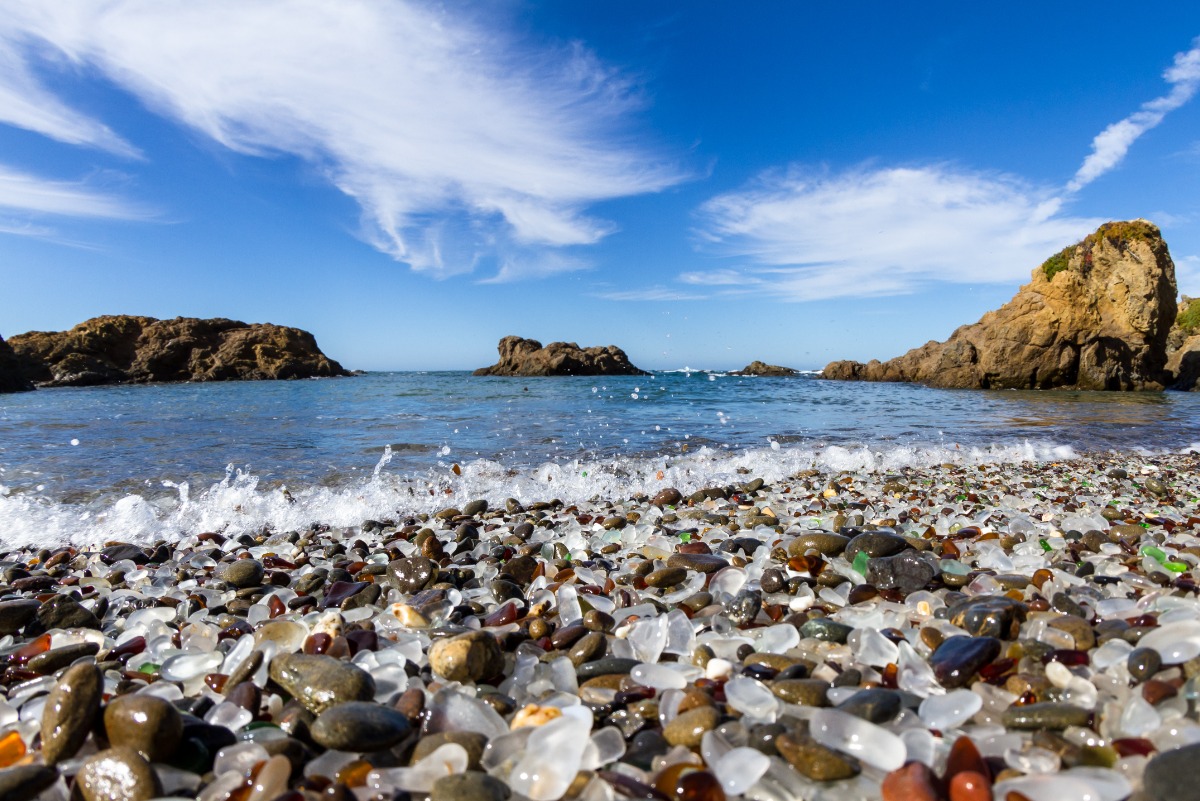 Glass Beach at Fort Bragg