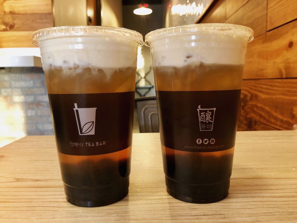 Bubble tea drinks from Brew Tea Bar