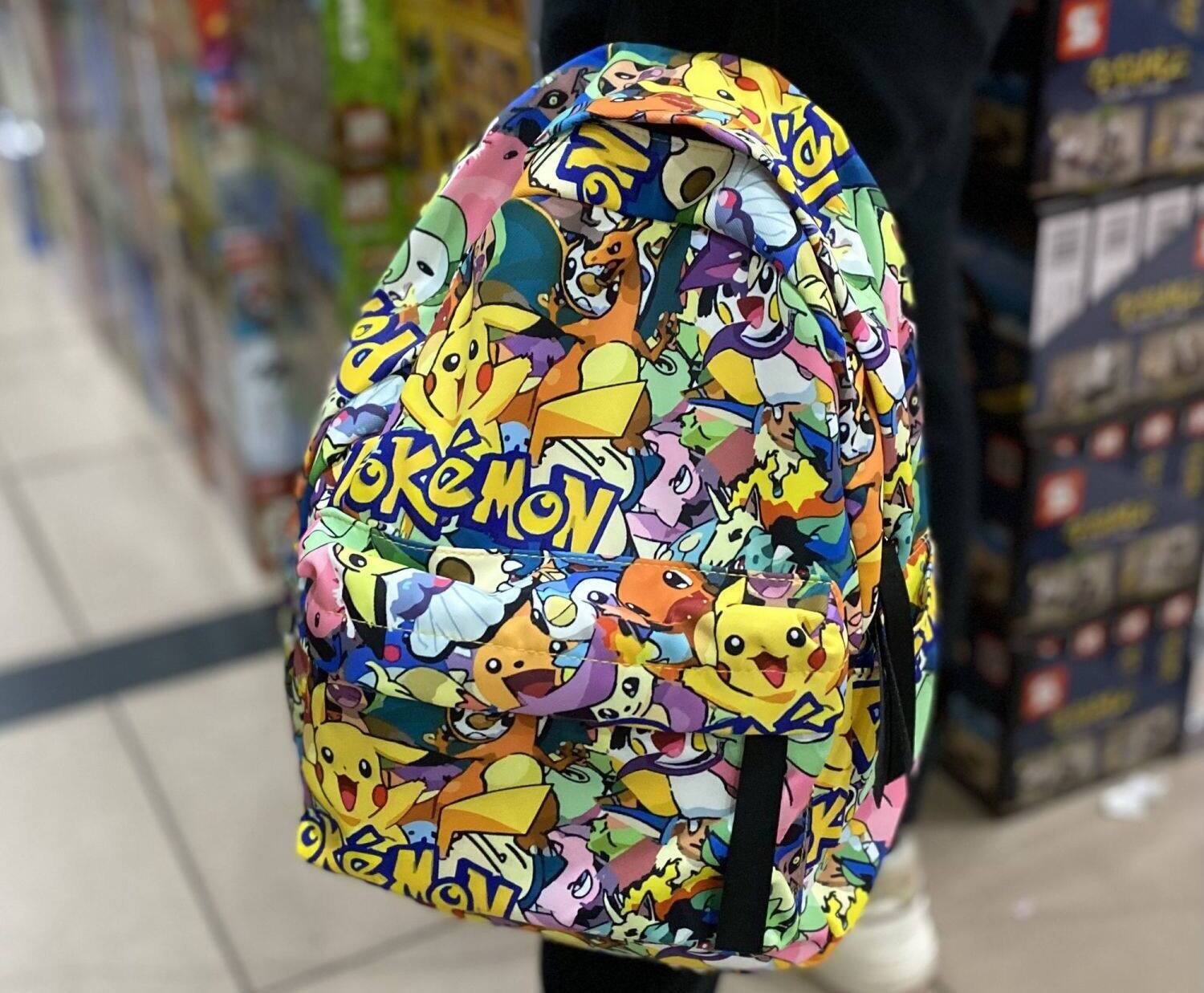 Pokemon 16 Laptop Backpack and Lunch Bag Set, 4-Piece, Multicolor 